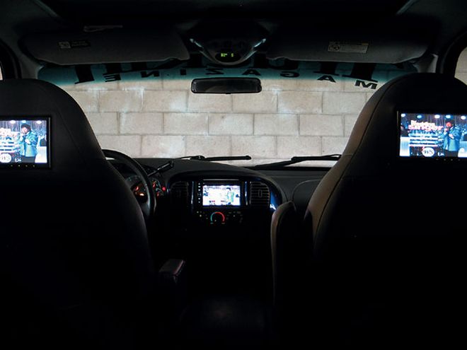 headrest Monitor Install interior