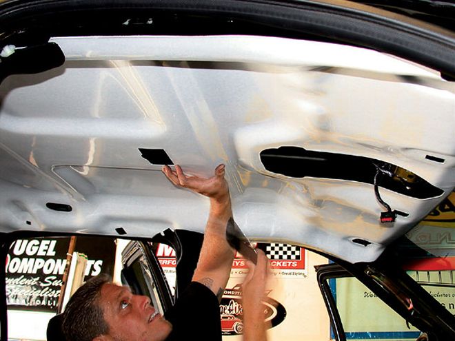 Fiberglass Headliner Mural on a 2002 Ford F150 - Sick Ceiling