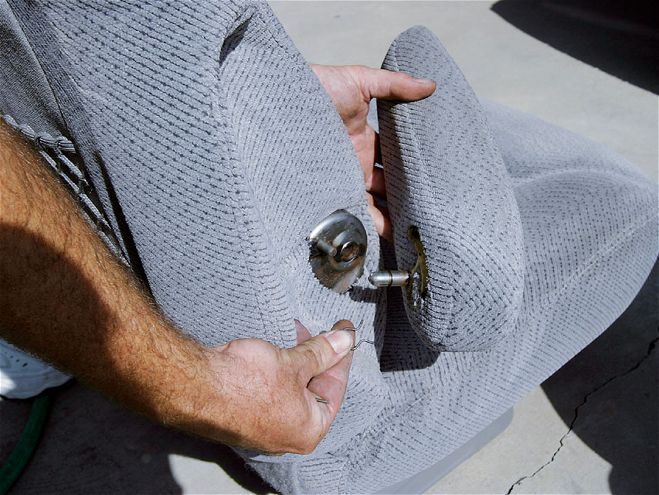 1997 Chevy Tahoe Auto Interior Restoration - Time-Worn Fabric