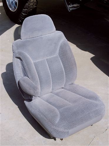 1997 Chevy Tahoe Auto Interior Restoration - Time-Worn Fabric