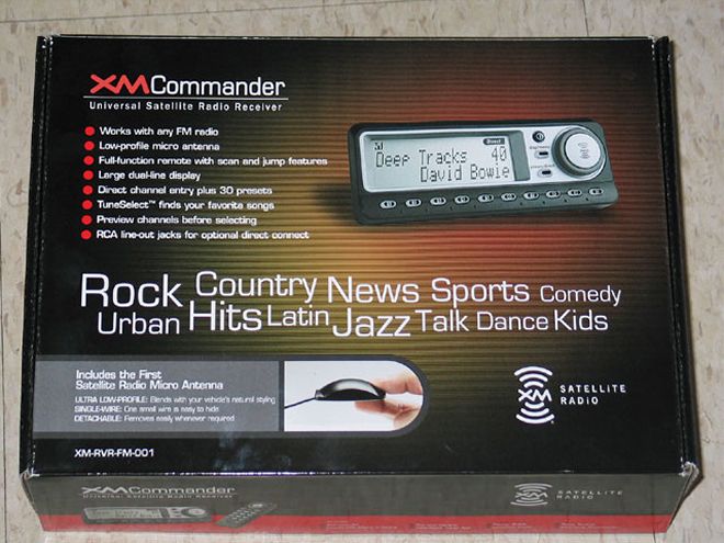 satellite Radio Xm Commander xm Commander Radio Receiver