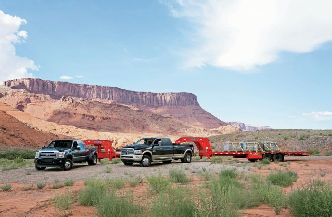 Ford F 350 And Ram 3500 Towing