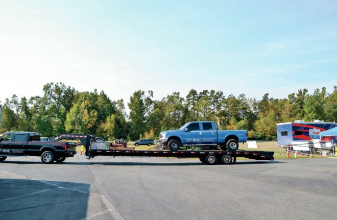 Truck Loaded Over Axles