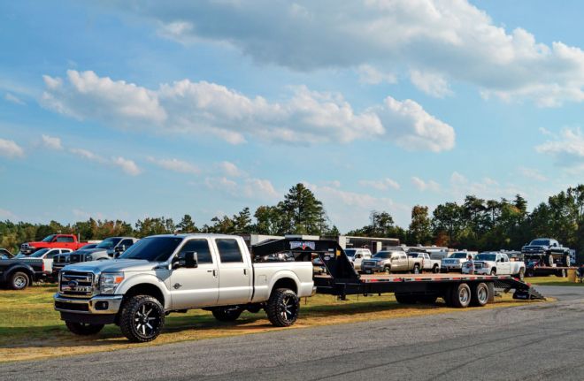 Ford Super Duty Pulling Trailer