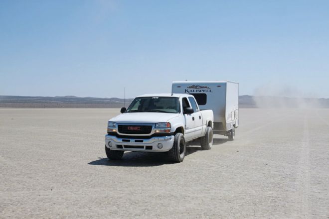 PPE 2006 GMC Sierra Record Breaking Trailer Haul Front