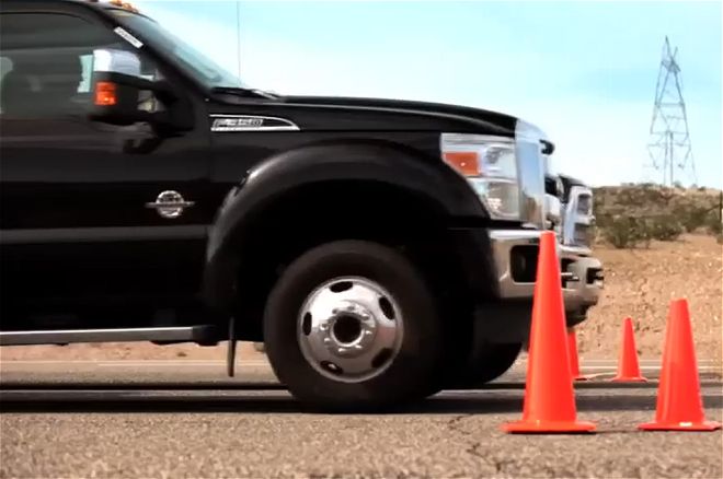 2015 Ford F-350 Super Duty Drag Races Competition -- Video
