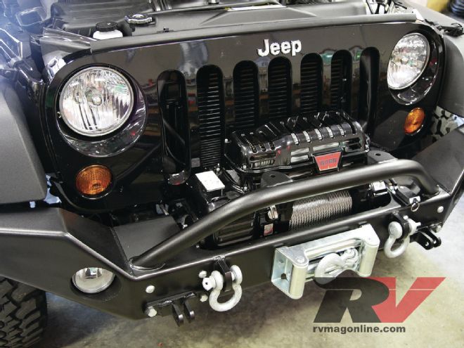 tweaking An Icon Upgrading Our Jeep Wrangler Unlimited warn Powerplant Winch