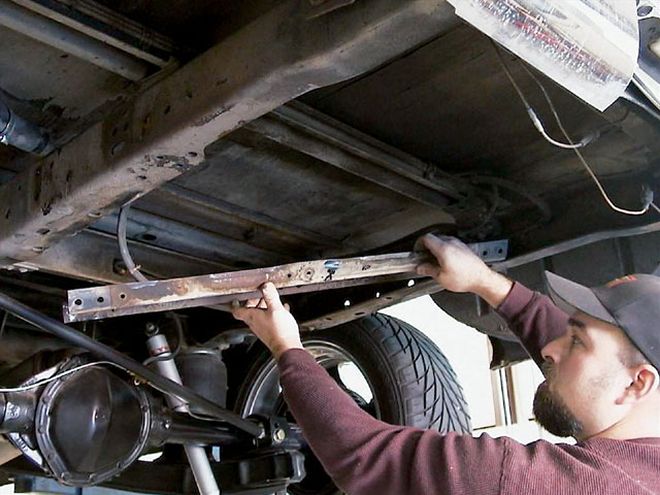 Fuel Tank And Receiver Hitch On A 1972 Chevy Suburban - Tank And A Hitch